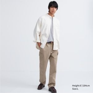 uniqlo beige cargo pants